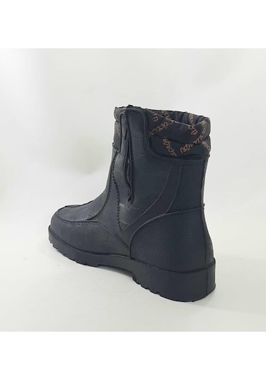 Çağrı Yaldır Içi Kürklü Fermuarlı Su Geçirmez Kar Botu Plastik