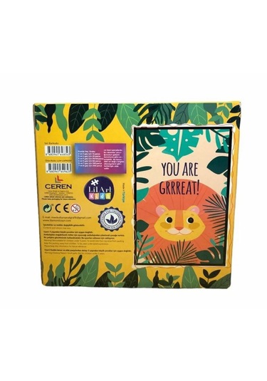 Lilart Puzzle Aslan 96 Parça-19X28 Cm