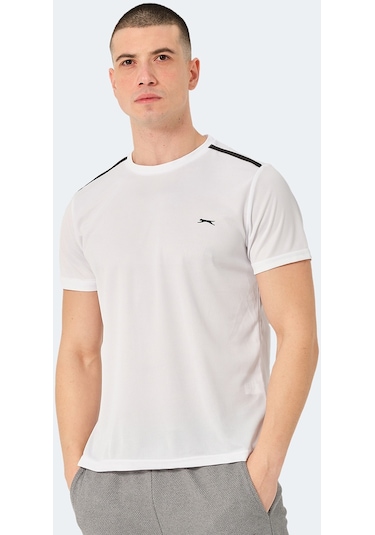 Slazenger READ IN Erkek  Beyaz Tişört