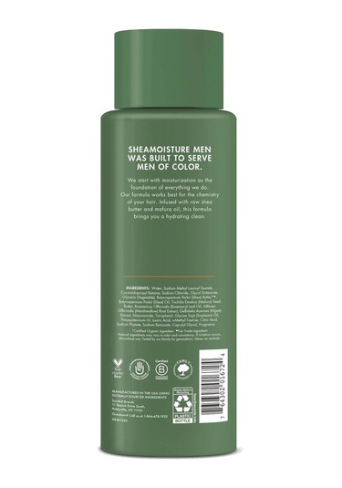 Shea Moisture Men Shea Ve Mafura Yağlı Nemlendirici Şampuan 444ml Tüm Saç Tipleri