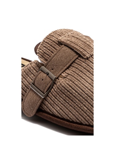 Victor Erkek Ev Terliği Kahverengi 41/46 Kahverengi