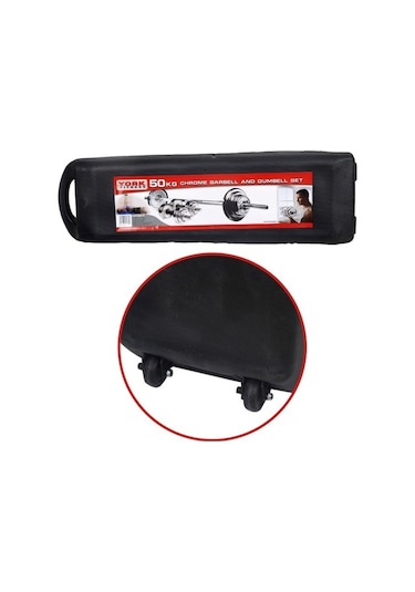 Ckspor 50 Kg Çantalı Krom Dambıl Bar Ve Plaka Seti Cks132