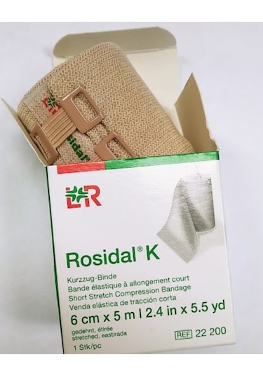 Rosidal K 6Cm X 5Mt Elastik Bandaj Kompresyon Bandajı
