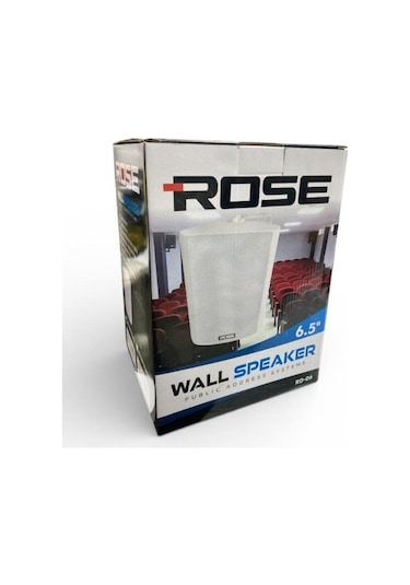 Rose Rd-06w Trafolu Hoparlör Beyaz 16 Cm 40 Watt 6 İnç