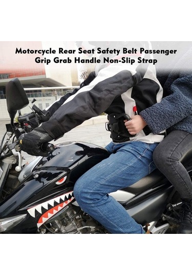 Motosiklet Arka Koltuk Emniyet Kol Dayama, Yolcu Kavrama Tutma Kolu Kayışsız Emniyet Kemeri Koruması Yurt Dışından A
