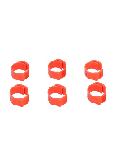 Qingmipy Kümes Hayvanları İçin Ayarlandırabilir Pp Plastik Ayak Zinciri Turuncu, 1-100 Numaralı, 100 Adet/paket - Tavuk, Ördek, Kaz Tanımlama Ve Sınıflandırma Aracı