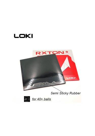 Siyah Lokı Rxton1 Masa Tenisi Lastiği Hızlı Saldırı Pingpong Lastiği Siyah