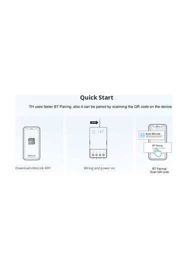 Yaozixa Sonoff Thr316 Akıllı Sıcaklık-nem İzleyici Anahtarı 16a Beyaz Ewelink Uyumlu 2.4ghz Wi-fi Beyaz