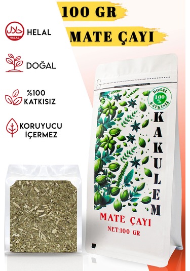 Kakulem Sertifikalı 100 Gr Mate Çayı Bitki Çayı
