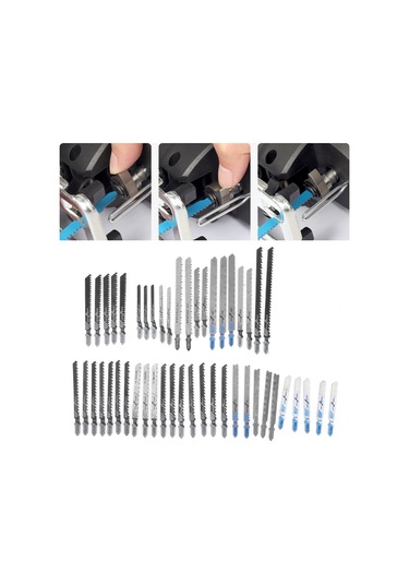 Maiyame 48'li T Saplı Testere Blades Seti Hss & Sk5 Karbon Çelik Ahşap, Metal, Alüminyum Kesim Dayanıklı Saklama Kutusu Ev Ve İşletme Kullanımı