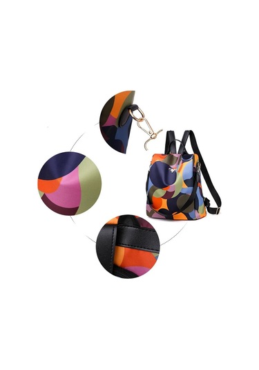 Lüks Sırt Çantaları Kadın Oxford Su Geçirmez Omuz Çantaları Okul Çok Renkli