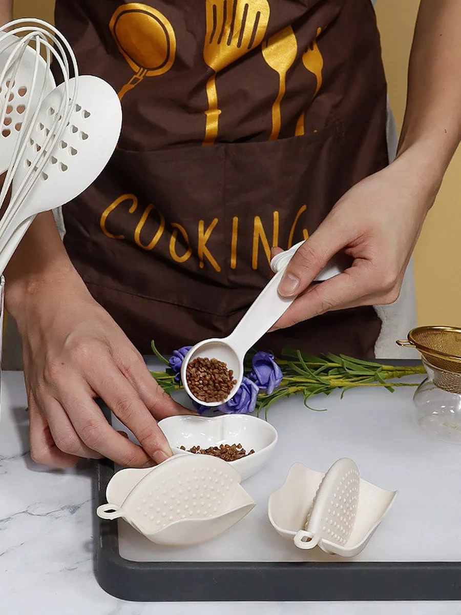 Home&sweet Silikon Spatu Mutfak Seti 21 Parça + Stand 207424370 Bej