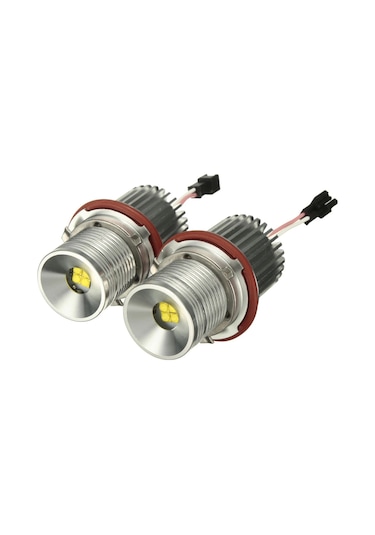 Singree Bmw E87 E39 M5 M6 E83 X3 E60 E63 E65 E66 E53 X5 İçin 20w Led Melek Gözü Ampülü, 6500k Beyaz Işık, Halka/market Aydınlatması, Kolay Kurulum, 2 Adet Seti Gümüş