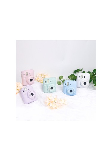 Instax Mini 12 Makine Uyumlu Lila Koruyucu Silikon Kılıf