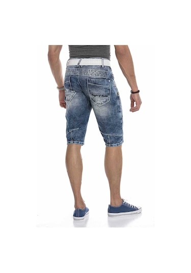 Cipo & Baxx Ck101 Erkek Denim Kapri 001