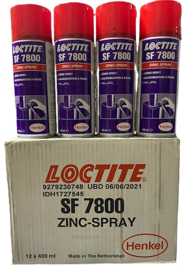 Loctite Sf 7800 Çinko Galvaniz Sprey 12 x 400 ML