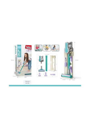 Dyson Model Oyuncak Süpürge Dikey Süpürge Seti 50 Cm