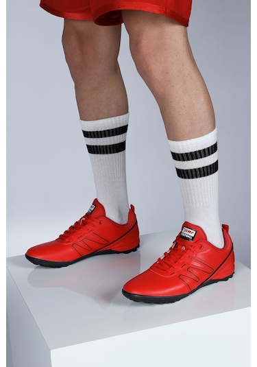 Jump 29112 Kırmızı Halı Saha Krampon Futbol Ayakkabısı Kırmızı