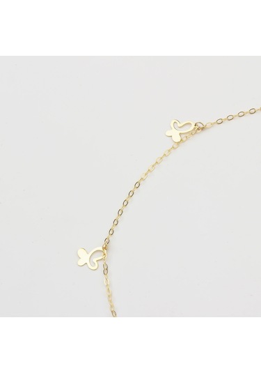 Glorria Altın Kelebek Halhal Altın