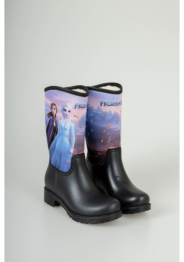 Gimer - Elsa Baskılı Kar Botu - Aysb060101G Siyah