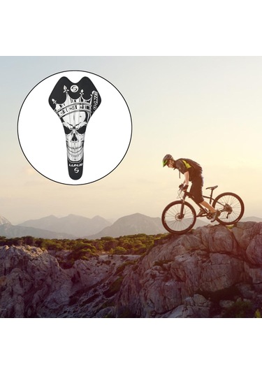 Homyl Yol Bisikleti Eyer Yarış Spor Dağ Yumuşak Yastık Gümüş Gümüş