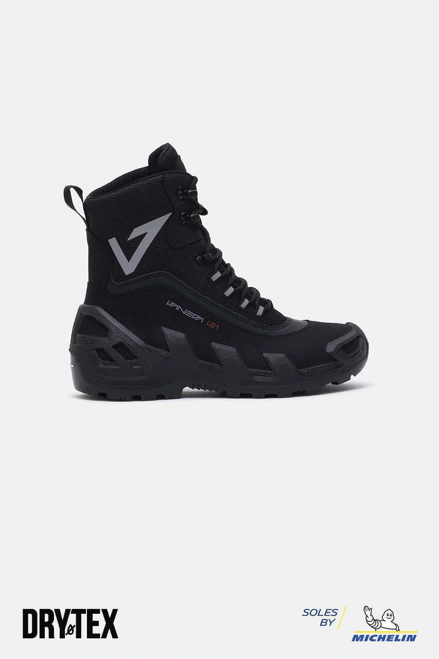 998 V-clutch Pro Next Nubuk Kadın Bot Siyah Siyah