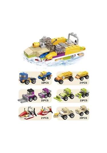 Kızılkaya Ideas Arabalar 2in1 21 Parça Sm208b-05