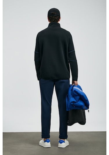 Lufian Erkek Art Sweatshirt 112030191 Siyah Siyah