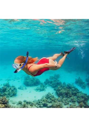 Monozone Dalış Gözlüğü Şnorkel Takımı 3parça Set