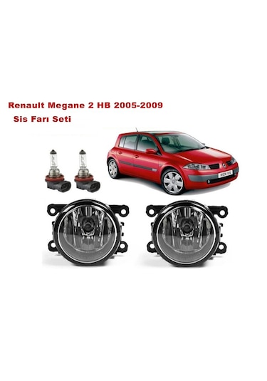 Renault Megane 2 Hb 2005-2009 Sis Farı Seti 8200074008