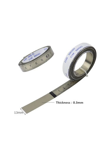 C-forward-3 Renk 0.5 1 2 3m Kendinden Yapışkanlı Gönye Testere Parça Bantları Ölçü Desteği Metrik Çelik Cetvel Ahşap Metal Cam İçin Bant Ölçümleri