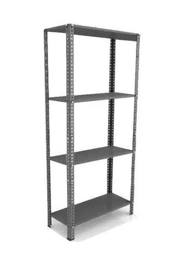 43x93 4 Katlı Gri Renk Depo Rafı & Civatalı Raf Sistemi & Depo Raf Sistemleri Gri