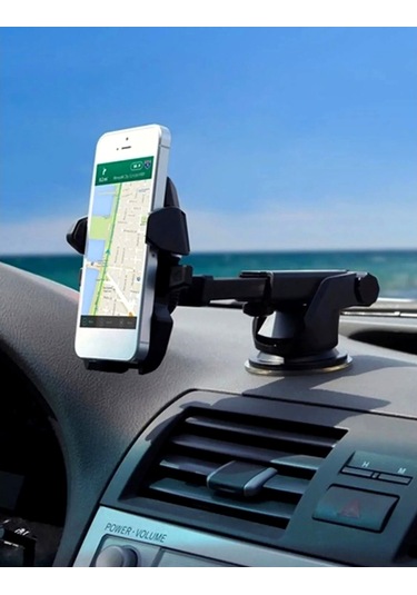 Carub Araç Aksesuar Seti Akrobat Vantuslu Telefon Tutucu Ve Aç Kapa Park Tel Numaratör