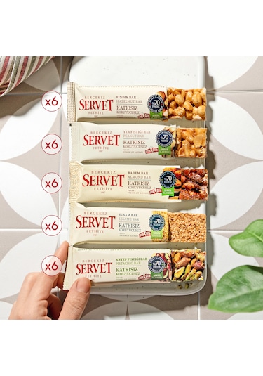 Şekeri Meyveden Krokan Bar Karışık 20g 30'lu Paket