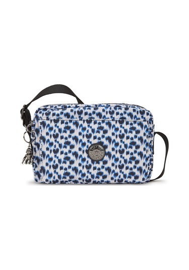 Kıplıng Abanu M Orta Boy Omuz Çantası Desenli Curıous Leopard Çok Renkli