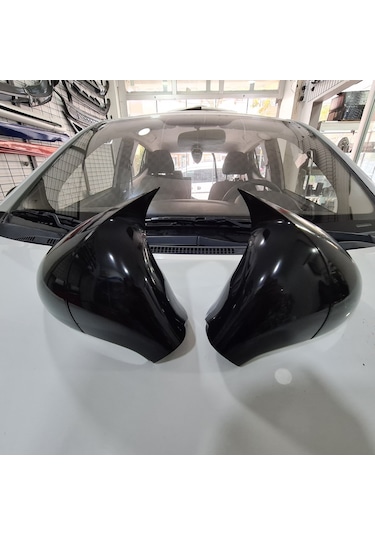Peugeot 308 Yarasa Batman Ayna Kapak. Piano Black Parlak Siyah