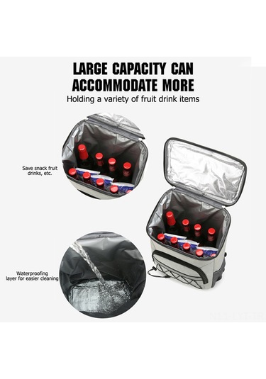 Youtek Termos Sırt Çantası - Büyük Kapasiteli, Su Geçirmez, Kamp Ve Piknik İçin Koyu Mavi