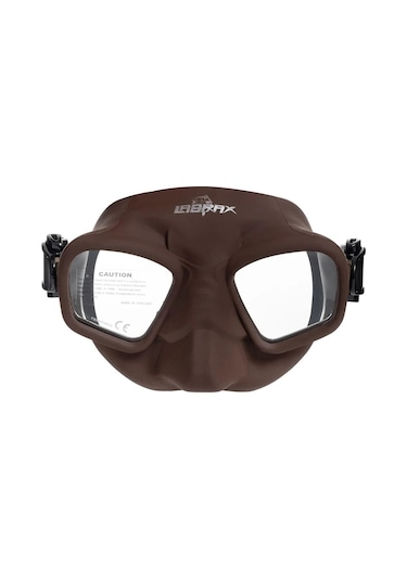 Labrax Unique Dalış Maskesi Kahverengi Çok Renkli