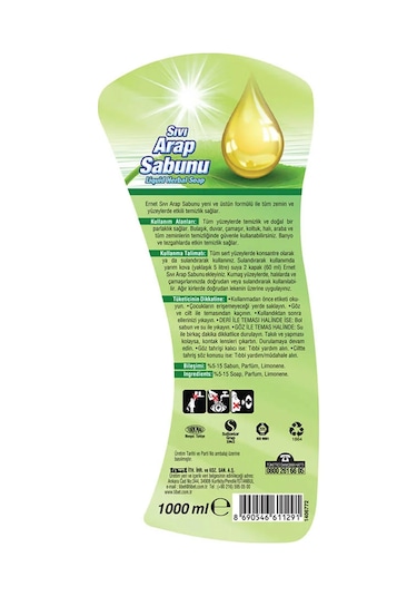 Sıvı Arap Sabunu 1000 Ml Diğer