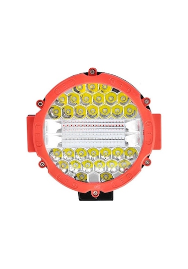 3 Modlu 3 Renk Kombo 51W Kırmızı Yuvarlak Off Road 12/24V Çalışma Tekne Lambası