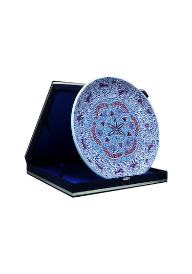 E38 El İşçiliği Çini Tabak - 30 Cm - 6519