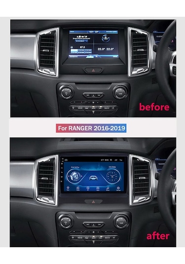 Ford Ranger Uyumlu (2015-2019) Android 2 Gb + 32 Gb Rom Carplay Multimedya JAPON SERİ