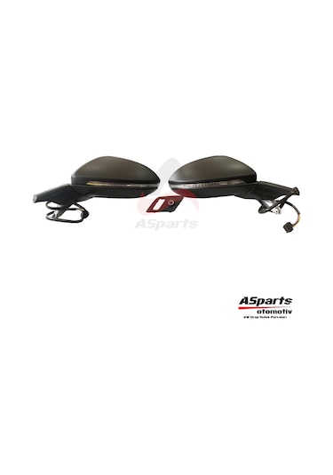 Golf 7 Golf 7.5 Katlanır Ayna Seti 5g0198857 Çevre Aydınlatmalı
