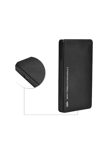 Afila 2.5" Usb 3.0 Harici Harddisk Hdd Kutusu Sata Disk Siyah Plastik