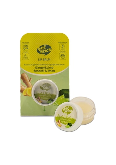Şef Stick Limon & Zencefil Özlü Kavanoz Lip Balm 10 ML
