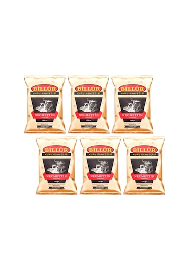 Billur Kuru Kahvecisi Necmettin Dibek Kahvesi 6 x 100 G