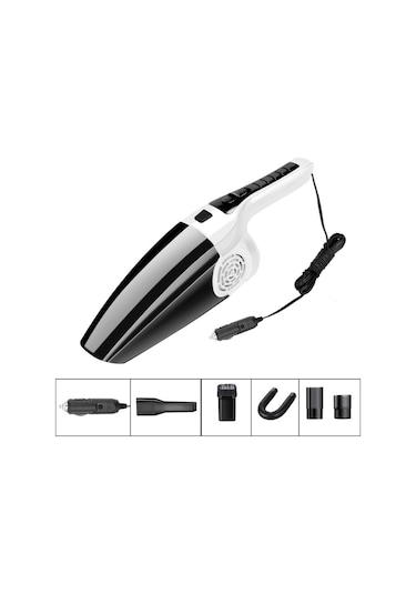 CBTxGlobal Sekizinci Nesil Araç Süpürgesi 120w Islak Ve Kuru Çift Kullanımlı Güçlü Emiş Beyaz