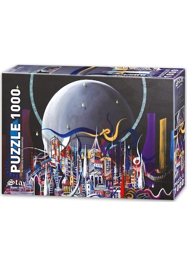 Star Puzzle 1000 Parça Ay Şehri Puzzle