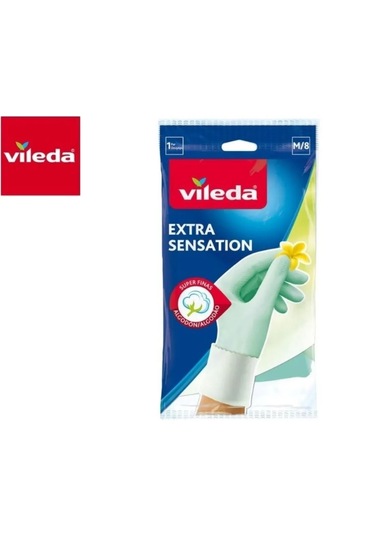 Vileda Extra Sensation Temizlik Bulaşık Ediveni Orta Boy M-8 3'lü