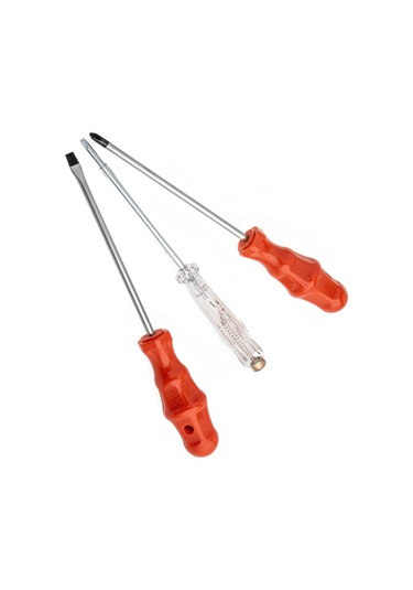 Tek-iş Tornavida Seti 3lü 3 Lü No:6 Yıldız Tornavida Düz Tornavida Kontrol Kalemi